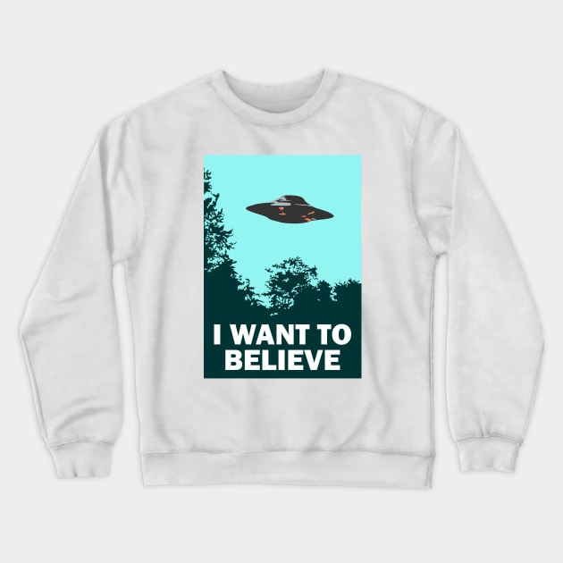 I want to believe Crewneck Sweatshirt by Blade Runner Thoughts